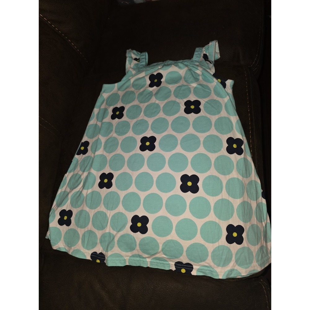 Gymboree outlet fashion flower floral polka dot dress size 7